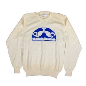 Vintage Japanese Souvenir Knit Sweater‎ Yoko Sportswear Medium